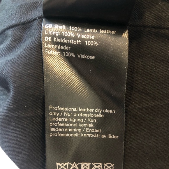 Samsøe Samsøe leather coat - NEW with tags - Picture 3 of 5